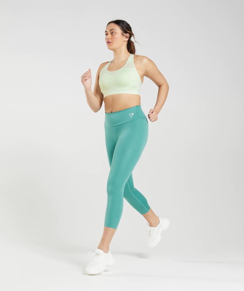 Staniki Sportowe Gymshark Open Back Damskie Mięta | PL 984KAT